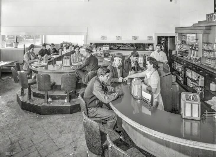 Taste of a Decade: A Glimpse Inside American Restaurants and Cafeterias in the 1940s _ nan